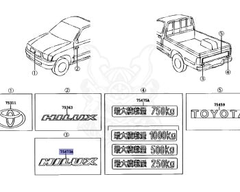 Toyota - Hilux - LN165 - 1997 - PERSONAL TYPE - Automatic - 2LTE