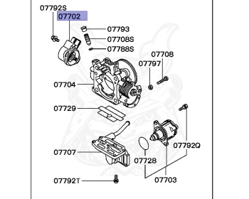 Mitsubishi - Galant - E54A - 1992 - PRGH - 6A12