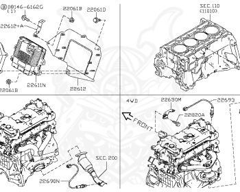 Nissan - Serena - C26 - 2013 - 20G S-HYBRID - WAGON(W) - 2 WHEEL DRIVE(2WD) - ECVT(ECVT) - MR20DD