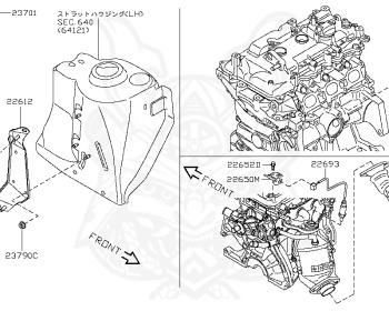 Nissan - Note - E12 - 2015 - X GRADE - 5 DOOR HATCHBACK(5HB) - 2 WHEEL DRIVE(2WD) - ECVT(ECVT) - HR12DE