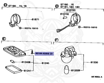 Toyota - Corona - ST180 - 1989 - FE TYPE - Automatic - 4SFI