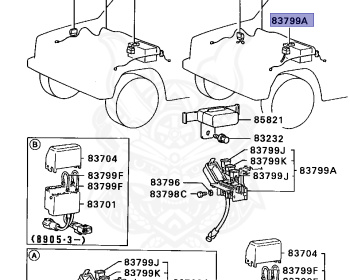 Mitsubishi - Pajero - L044G - 1987 - NFS - 4D56