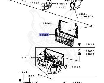 Mitsubishi - Challenger - K96W - 1996 - GRXE - 6G72