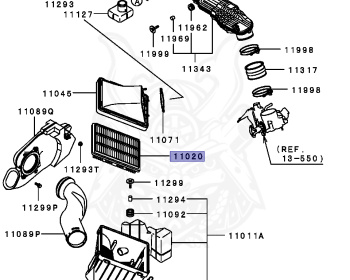 Mitsubishi - Delica Space Gear - PD4W - 1996 - HSEGE - 4G64