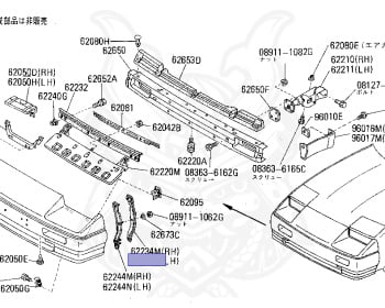 Genuine Fairlady Z Z31 Exterior OEM parts supplied from Japan