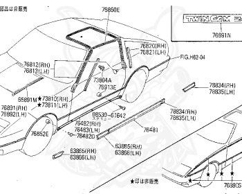 Nissan - Fairlady Z - Z31 - 1984 - ZX - MANUAL TRANSMISSION(MT) - T-bar roof (KZ#) - VG30T