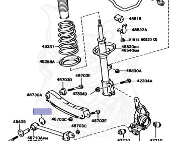 Genuine Celica GT-Four ST205 Handling OEM parts supplied from