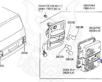 Nissan - Caravan - E23 - 1980 - GL TYPE - HIGH ROOF VAN(HV) - Column Manual 5th (R5) - SD22