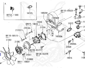 Nissan - Laurel - C31 - 1982 - Medallist - SEDAN(S) - Column Automatic (RA) - L28E