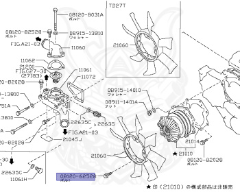 Nissan - Datsun Pickup - D21 - 1996 - DELUXE TYPE - 4 WHEEL DRIVE(4WD) - MANUAL TRANSMISSION(MT) - TD27