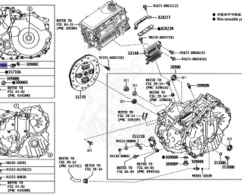 Toyota - Camry - AXVH70 - 2020 - X TYPE/X E-FOUR TYPE - 4-DOOR - Variator - A25AFXS