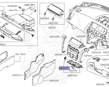 Nissan - Murano - Z51 - 2010 - XL GRADE - WAGON(W) - 4 WHEEL DRIVE(4WD) - CVT(CVT) - QR25DE