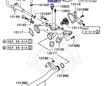 Mitsubishi - Diamante - F31AK - 1997 - TYHM - 6G73