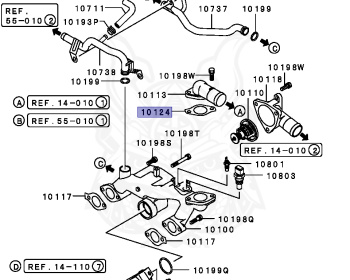 Mitsubishi - Diamante - F31A - 1994 - TRXA2 - 6G73