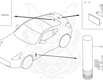Nissan - Fairlady Z - 370Z - Z34 - 2013 - Fairlady Z Grade - COUPE(C) - 2 WHEEL DRIVE(2WD) - 6 SPEED MANUAL TRANS(6MT) - VQ37VHR