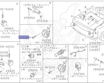 Nissan - Bluebird - U11 - 1989 - SLXG - HARDTOP(K) - AUTOMATIC TRANSMISSION(AT) - CA18S