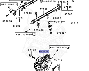 Mitsubishi - Pajero - V73W - 2003 - LRUVQ - 6G72