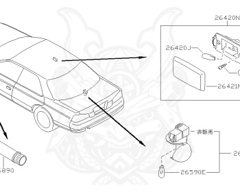 Nissan - Laurel - C35 - 1998 - MEDVT - HARDTOP(K) - 2 WHEEL DRIVE(2WD) - AUTOMATIC TRANSMISSION(AT) - IRS TYPE(IRS) - RB25DET