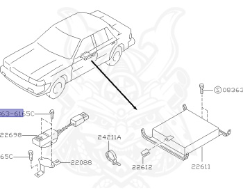 Nissan - Bluebird - U12 - 1988 - SEATESA - SEDAN(S) - 4 WHEEL DRIVE(4WD) - AUTOMATIC TRANSMISSION(AT) - CA18I