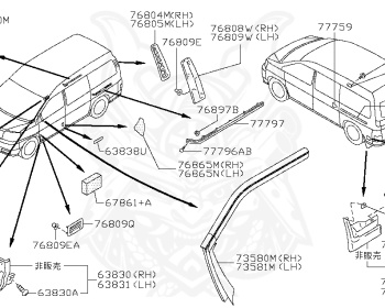 Nissan - Ambulance - AE50 - 1998 - DELUXE TYPE - AMBULANCE(AMB) - 2 WHEEL DRIVE(2WD) - AUTOMATIC TRANSMISSION(AT) - VG33E