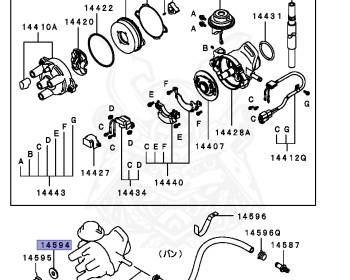 Mitsubishi - Minicab Truck - U42T - 1990 - HFDV9 - 3G83