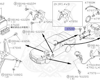 Nissan - Skyline - R34 25GT - ENR34 - 2002 - 25GT FOUR - 4 DOOR SEDAN(4S) - MANUAL TRANS 5-SPEED(MT.F5) - Hi-cast 4-link (IRS.4WD) - RB25DE