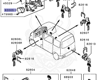Mitsubishi - Minicab Van - U61V - 1998 - HLKSA - 3G83