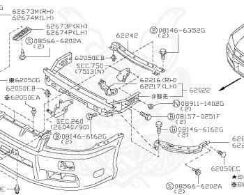 Nissan - Skyline - R34 25GT - ENR34 - 1998 - 25GT - 2-door hardtop (2K) - AUTOMATIC-FLOOR SHIFT(AT.F4) - High-speed 2-link (IRS.2WD) - RB25DE