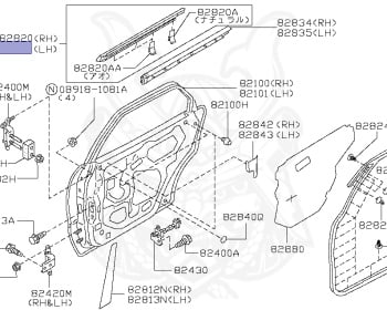 Nissan - Skyline - R34 25GT - ENR34 - 2000 - 25GT - 4 DOOR SEDAN(4S) - AUTOMATIC-FLOOR SHIFT(AT.F4) - High-speed 2-link (IRS.2WD) - RB25DE