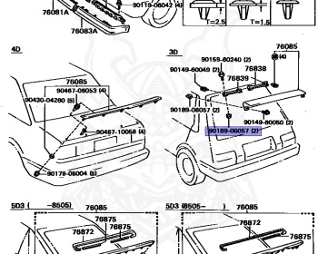 Toyota - Corolla - AE82 - 1984 - FX-T TYPE - 3-DOOR - Automatic - 4AGELU