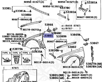 Toyota - Celsior - UCF20 - 1996 - A TYPE - Automatic - 1UZFE