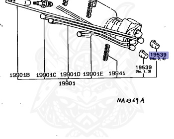 Toyota - Corona - ET176V - 1991 - STANDARD TYPE - VAN - Manual - 3E