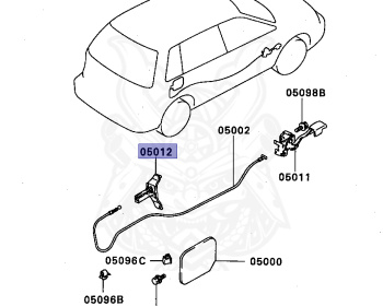 Mitsubishi - Chariot - N43W - 1995 - HLNGF2 - 4G63