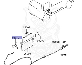 Mitsubishi - Pajero Mini - H56A - 1998 - MKHF - 4A30