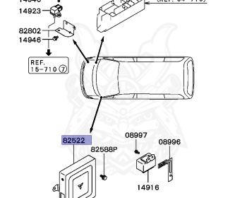 Mitsubishi - Delica - PB6W - 1994 - HSEHE - 6G72