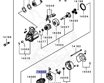 Mitsubishi - FTO - DE3A - 1994 - HRFH2 - 6A12