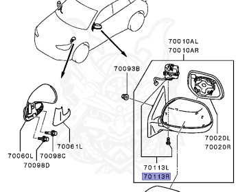 Mitsubishi - RVR - GA3W - 2011 - XTHH - 4B10