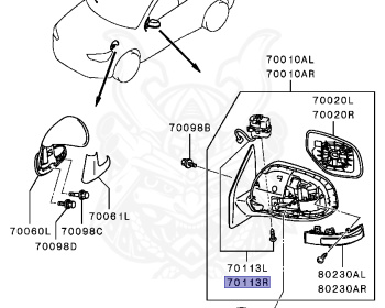 Mitsubishi - RVR - GA3W - 2010 - XTHH - 4B10