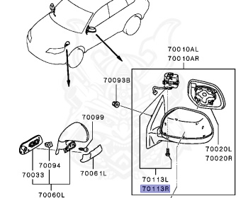 Mitsubishi - Outlander - CW5W - 2008 - XTXH9 - 4B12