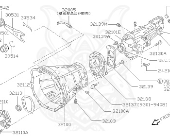 Nissan - Laurel - C34 - 1995 - Medallist - HARDTOP(K) - 2 WHEEL DRIVE(2WD) - MANUAL TRANSMISSION(MT) - IRS TYPE(IRS) - RD28