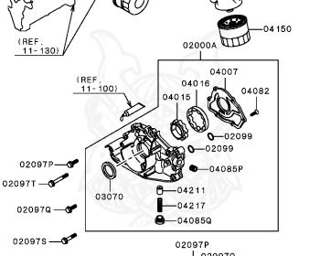 Mitsubishi - Legnum VR-4 - EC5W - 2002 - LNGF - 6A13