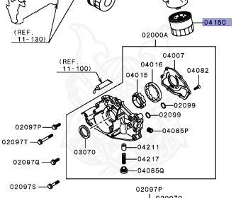 Mitsubishi - Legnum VR-4 - EC5W - 1999 - LRGE1 - 6A13