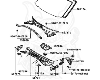 Toyota - Caldina - AT211G - 1999 - E TYPE - WAGON - Manual - 7AFE