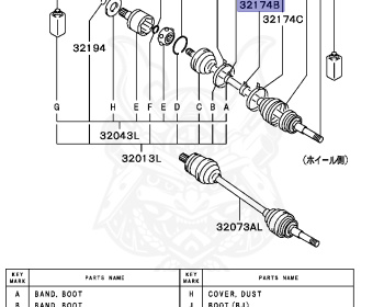 Mitsubishi - Delica - PD8W - 1995 - NSEGF1 - 4M40