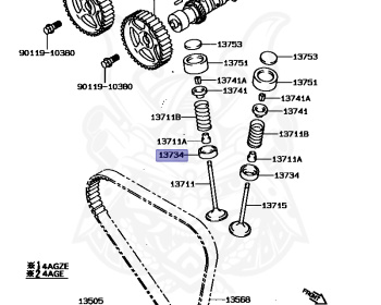 Toyota - Corolla - AE92 - 1990 - Automatic - 4AGE
