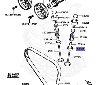 Toyota - Sprinter - AE92 - 1989 - Transmission type is not specified - 4AGZE
