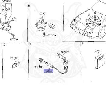 Genuine Fairlady Z Z31 Exhaust OEM parts supplied from Japan