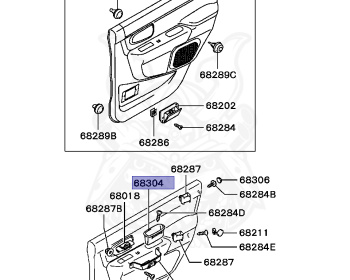 Mitsubishi - Challenger - K96W - 1996 - GRXE - 6G72