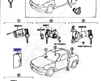 Toyota - Sera - EXY10 - 1990 - Automatic - 5EFHE