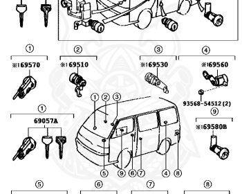 Toyota - Hiace - LH129V - 1994 - DX TYPE - 4-DOOR - Automatic - 3L